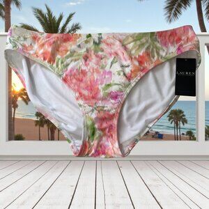 Lauren Ralph Lauren Floral Bikini Bottom Swimwear Beach Resort Coastal